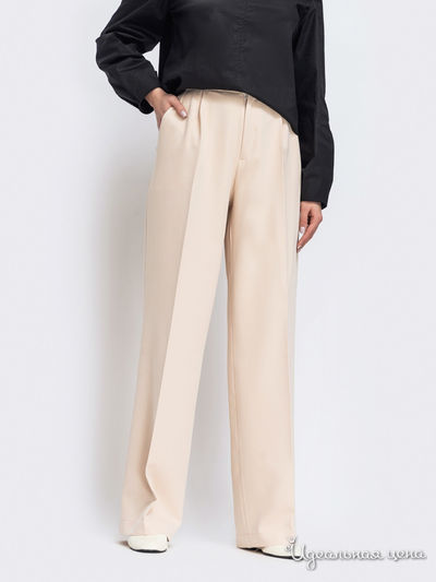 Брюки Dressa, цвет бледно-бежевый