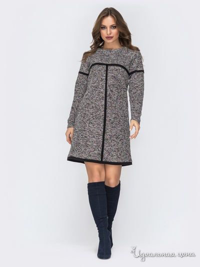 Платье Dressa, цвет серый