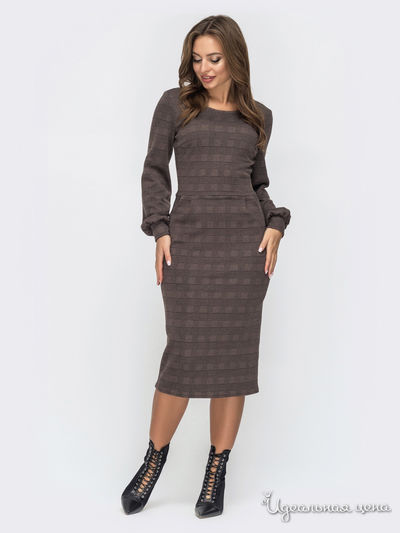 Платье Dressa, цвет коричневый