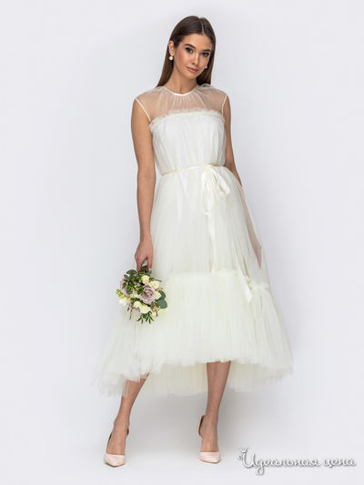 Платье Dressa, цвет белый