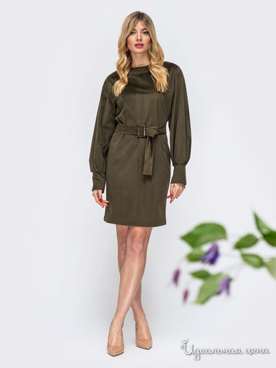 Платье Dressa, цвет хаки