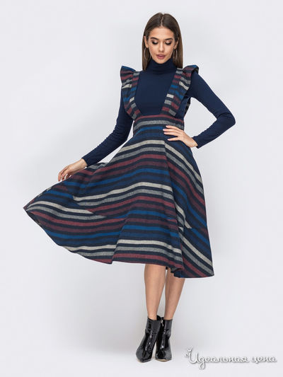 Сарафан Dressa, цвет синий