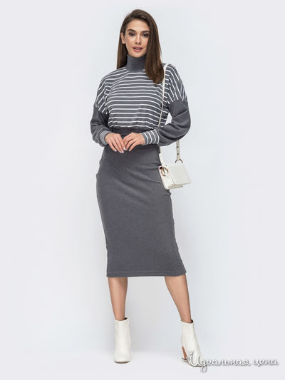 Платье Dressa, цвет серый