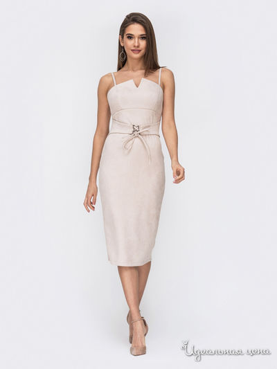 Сарафан Dressa, цвет бледно-бежевый