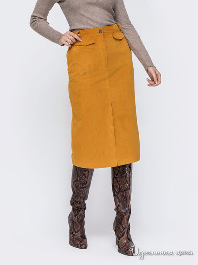Юбка Dressa, цвет желтый
