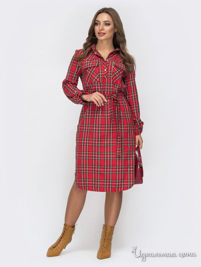 Платье Dressa, цвет красный