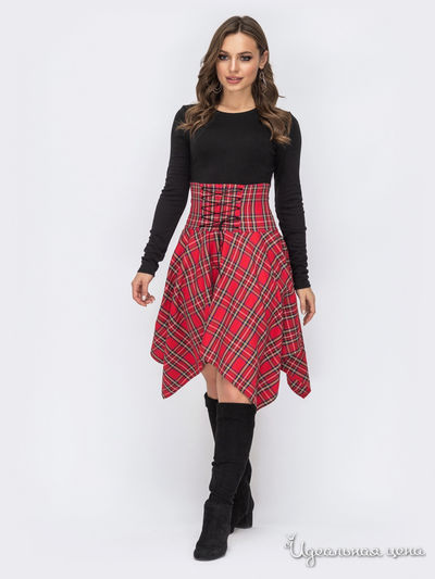 Платье Dressa, цвет красный