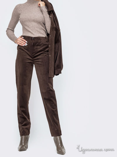 Брюки Dressa, цвет коричневый