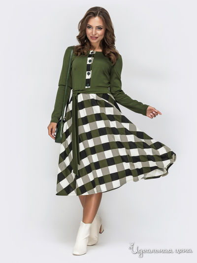 Платье Dressa, цвет зеленый