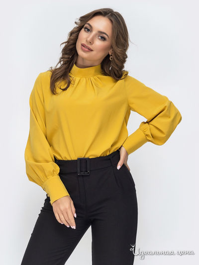 Блуза Dressa, цвет желтый