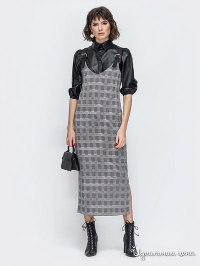 Сарафан Dressa, цвет серый