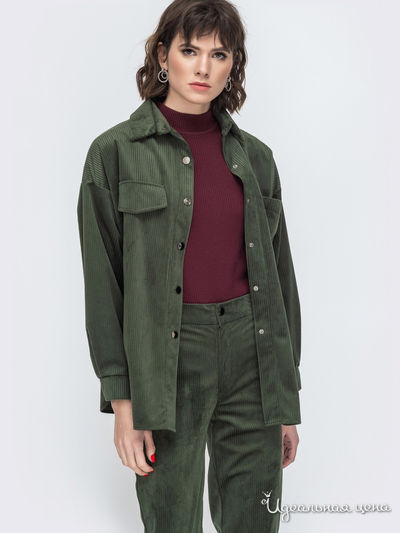 Рубашка Dressa, цвет темно-зеленый