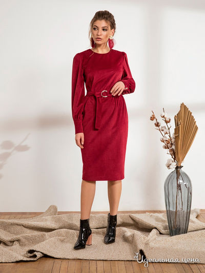 Платье Dressa, цвет бордовый