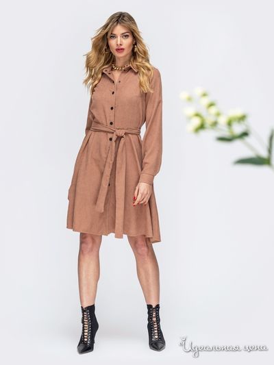 Платье Dressa, цвет коричневый