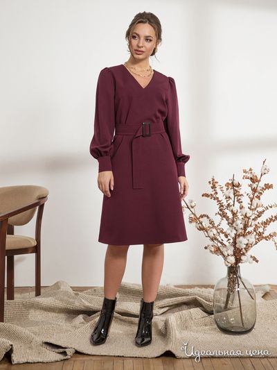 Платье Dressa, цвет бордовый