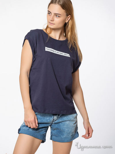 Футболка Zara, цвет синий