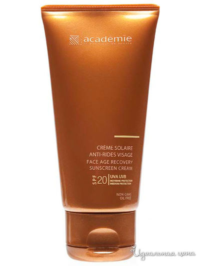 Крем для лица солнцезащитный регенерирующий SPF 20 Creme solaire, 50 мл, ACADEMIE