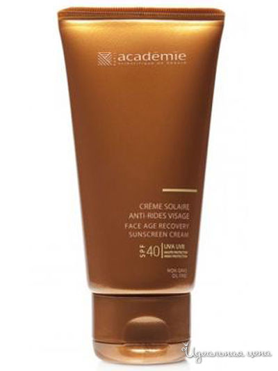 Крем для лица солнцезащитный регенерирующий SPF 40 Creme Solaire, 50 мл, ACADEMIE