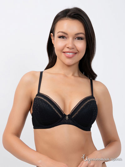 Бюстгальтер с формованной чашкой Vis-a-vis, цвет черный