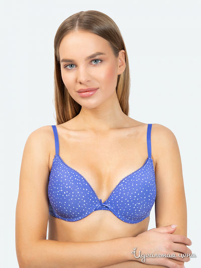 Бюстгальтер с формованными чашками Vis-a-vis, цвет синий