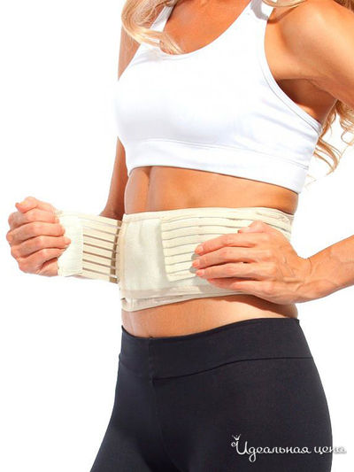 Пояс турмалиновый с магнитами Bradex, цвет бежевый