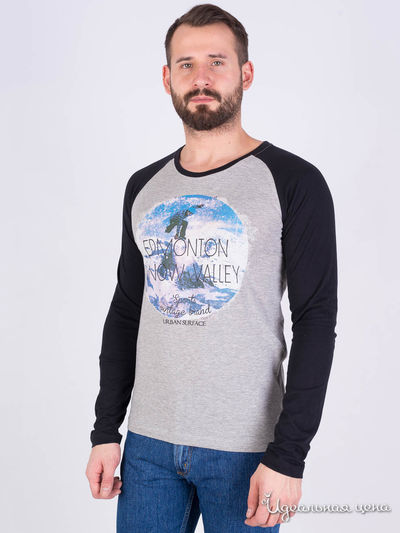 Лонгслив Urban Surface, цвет серый