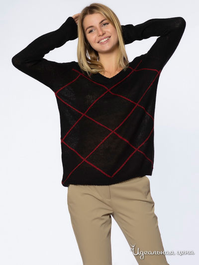 Пуловер S.Oliver, цвет черный