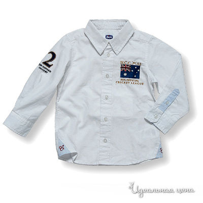 рубашка Chicco, цвет цвет белый