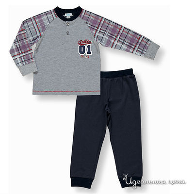 Пижама Chicco, цвет цвет синий / серый