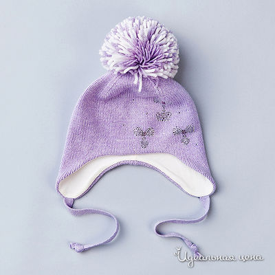 шапка Choby, цвет цвет сиреневый