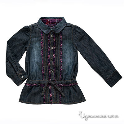 рубашка Chicco, цвет цвет джинс