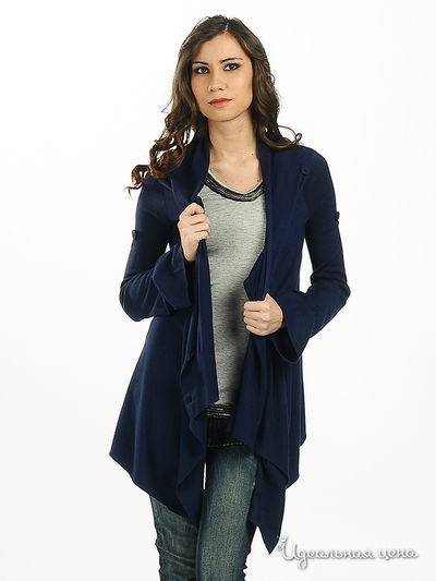 Кардиган Fracomina, цвет цвет синий