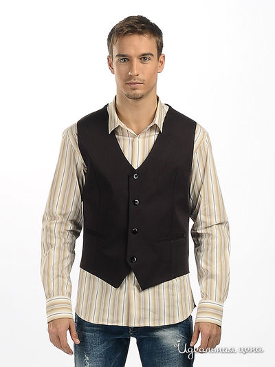 Жилет Takeshy Kurosawa, цвет цвет бордовый