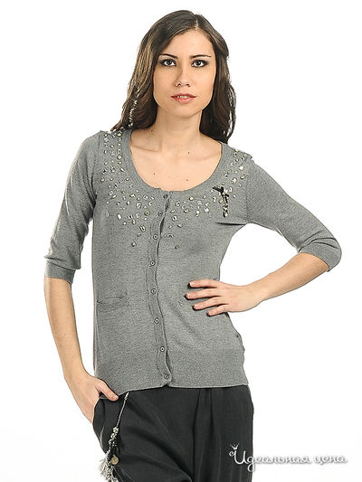 Кардиган Fracomina, цвет цвет серый