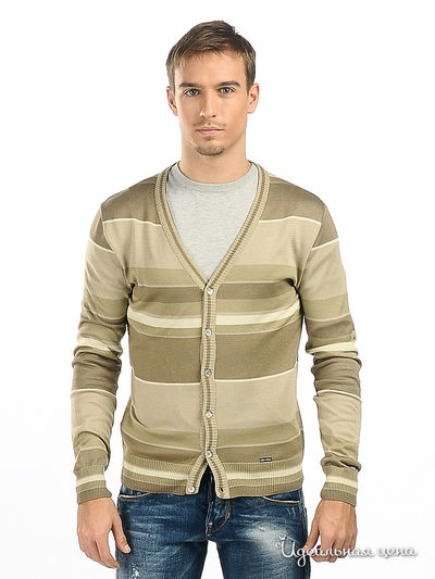 Кардиган Takeshy Kurosawa, цвет цвет зелено-бежевый