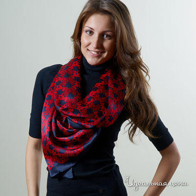 Шарф Bino Tiani, цвет цвет черный / красный