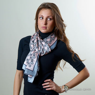 Шарф Bino Tiani, цвет цвет светло-розовый / серый