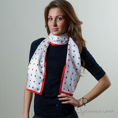 Шарф Bino Tiani, цвет цвет белый / красный