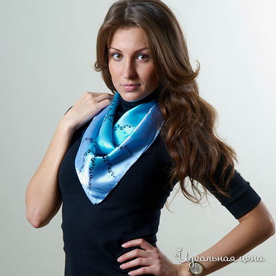 Платок Bino Tiani, цвет цвет ярко-голубой