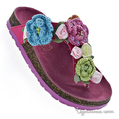 Шлепанцы De Fonseca май, цвет цвет фуксия