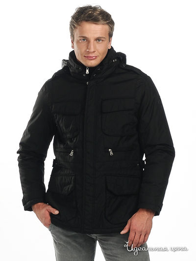 Куртка FRANCO VELLO&INVOLO, цвет цвет черный