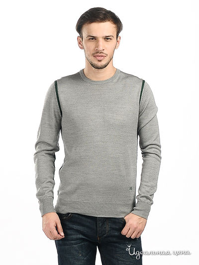 Джемпер Double Black, цвет цвет серый / зеленый