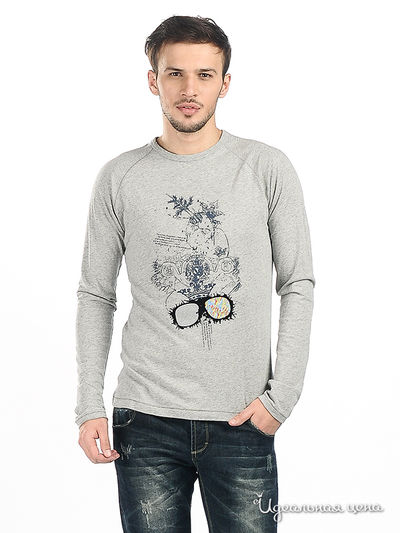 Лонгслив Double Black, цвет цвет серый