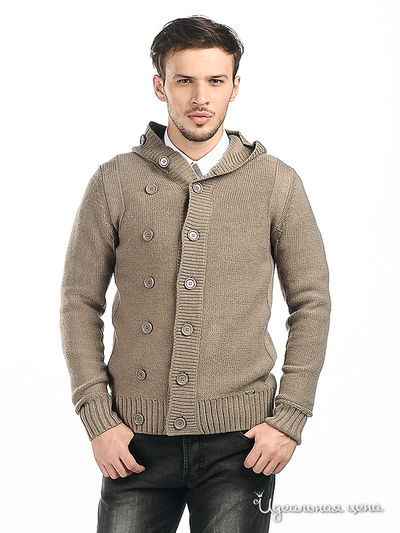 Кардиган Double Black, цвет цвет бежевый