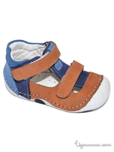 Сандалии Black Tavern, цвет синий, бежевый