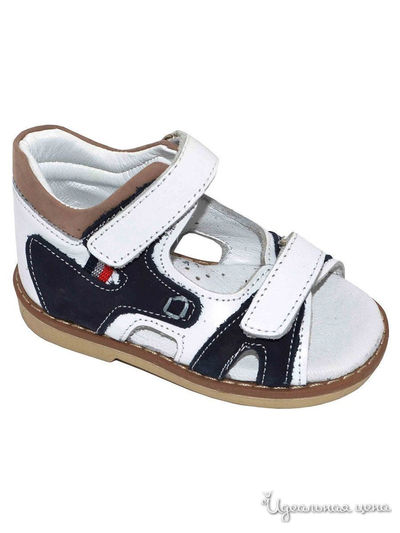 Сандалии Black Tavern, цвет белый, темно-синий