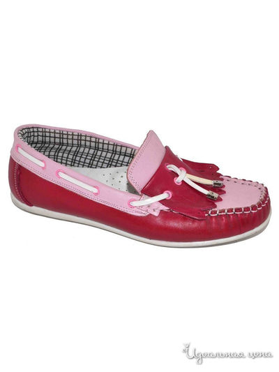 Мокасины Black Tavern, цвет красный, розовый