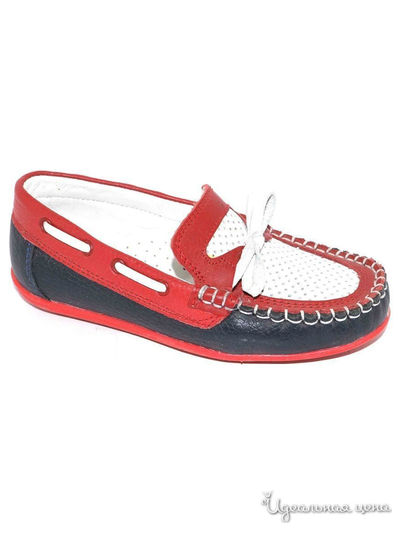 Мокасины Black Tavern, цвет красный, черный