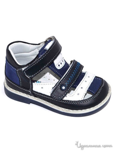 Сандалии Black Tavern, цвет синий, белый