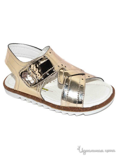 Сандалии Black Tavern, цвет золотой